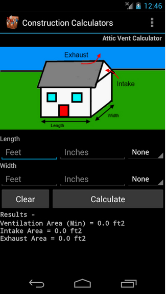 Handy Construction Calculators: More than 70 convenient mobile calculators earn this app from Sidetop Software high marks. Calculators with drawings and layouts help you analyze the output as well as choices for measurement units (metric or English). Unique calculators are available for everyone from HVAC and plumbing contractors to carpenters and electricians.