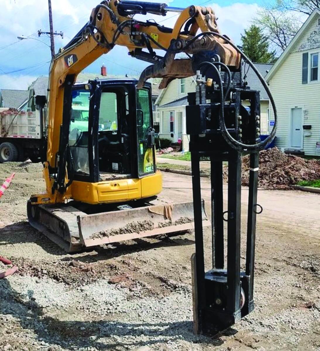 Acme trenchless pipe winch