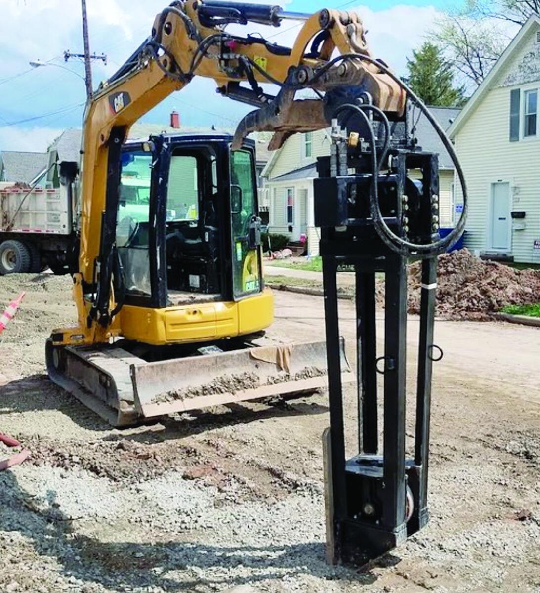 Acme trenchless pipe winch