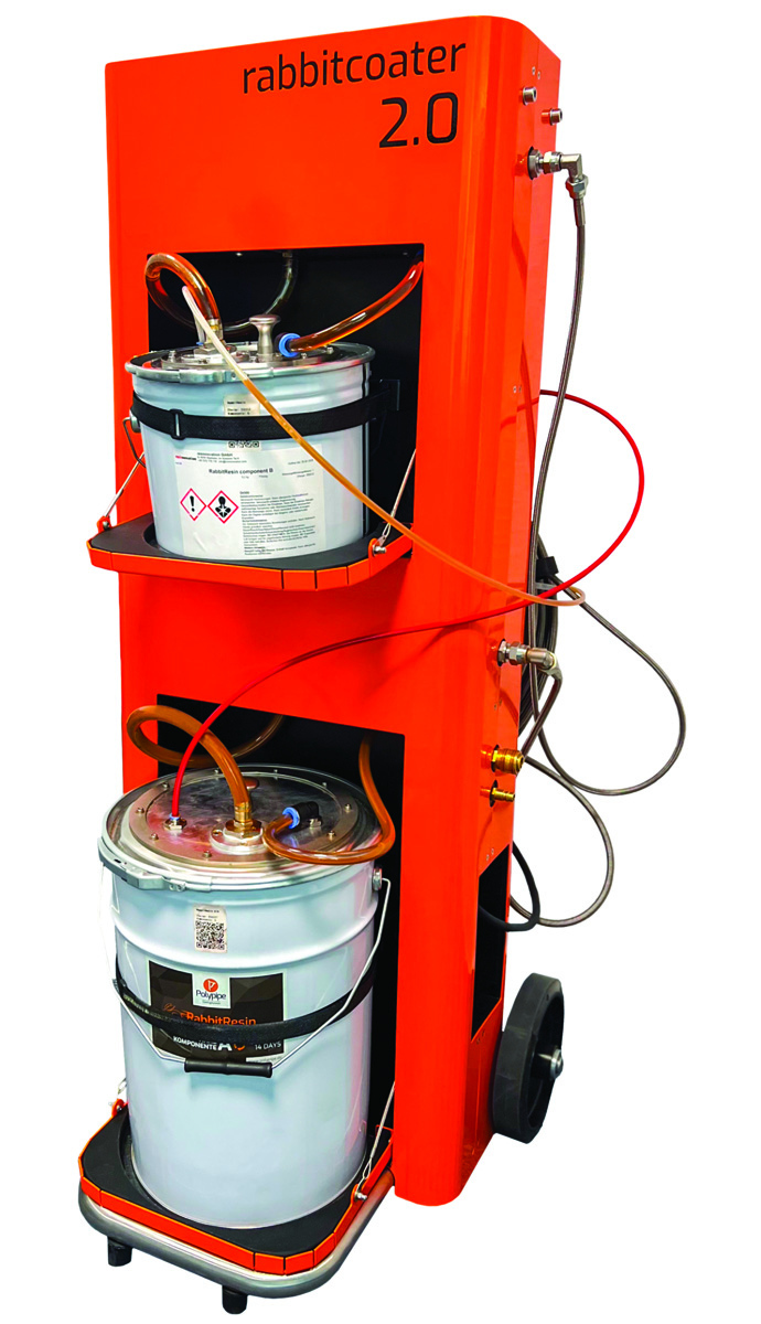 American pipelining solutions polypipe rabbitcoater 2 0