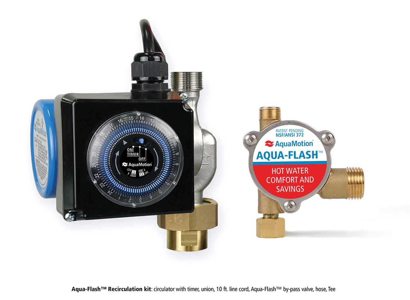 AquaMotion Aqua-Flash hot water recirculation system