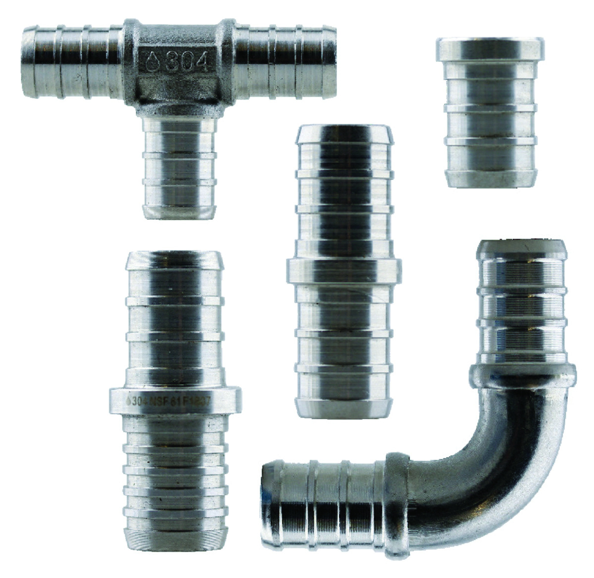 Boshart stainless steel crimp pex fittings