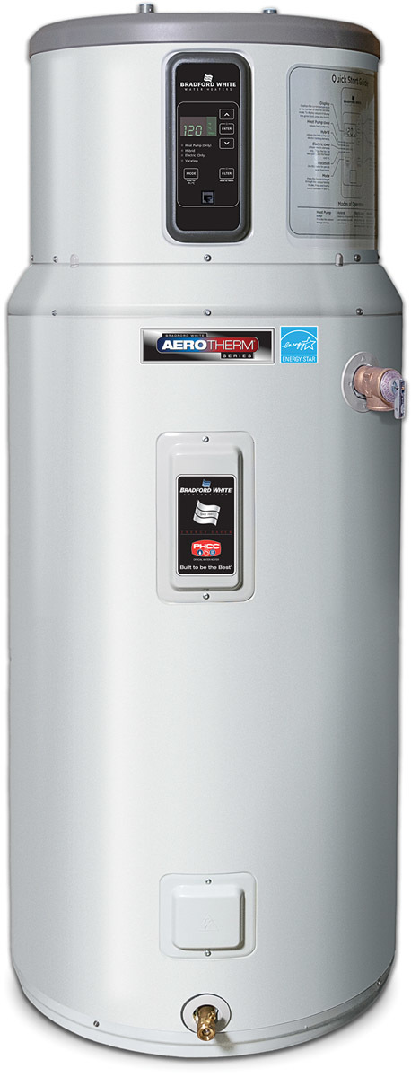 Bradford white water heaters aerotherm series heat pump water heater