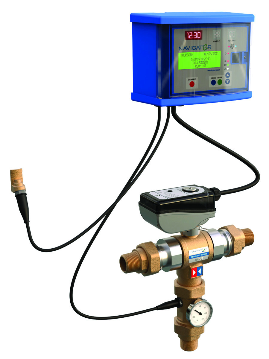 Bradley navigator digital mixing valve