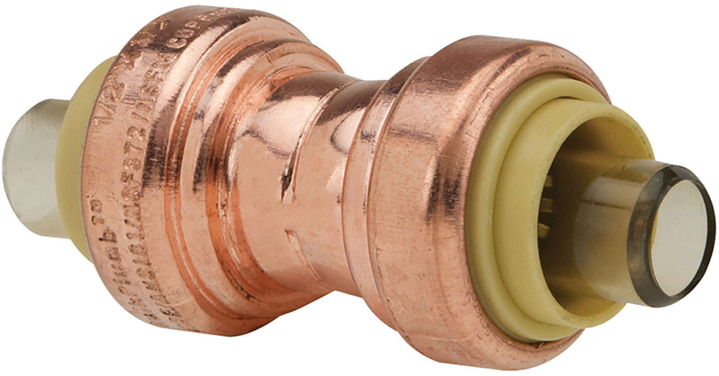 Brasscraft Plumbshop copper push connect fittings