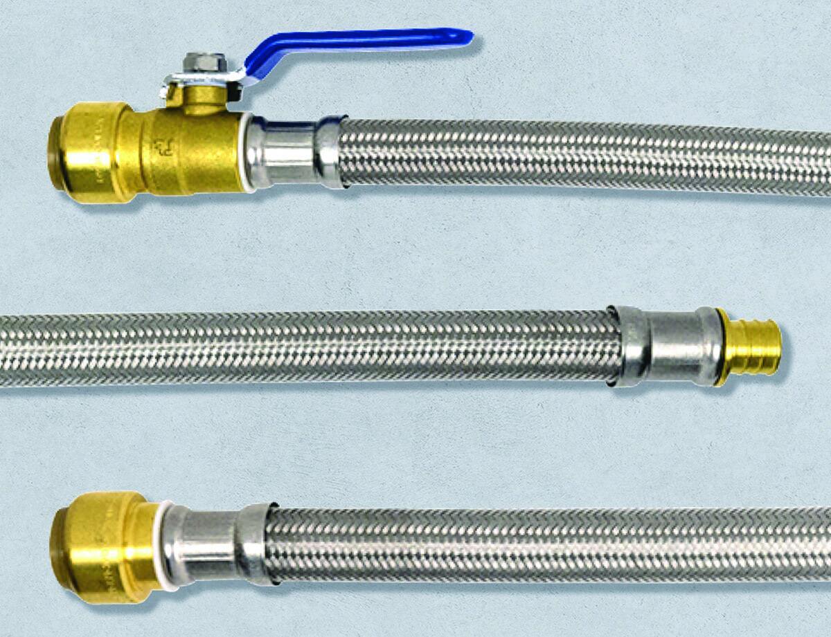 Brasscraft hot water heater connectors