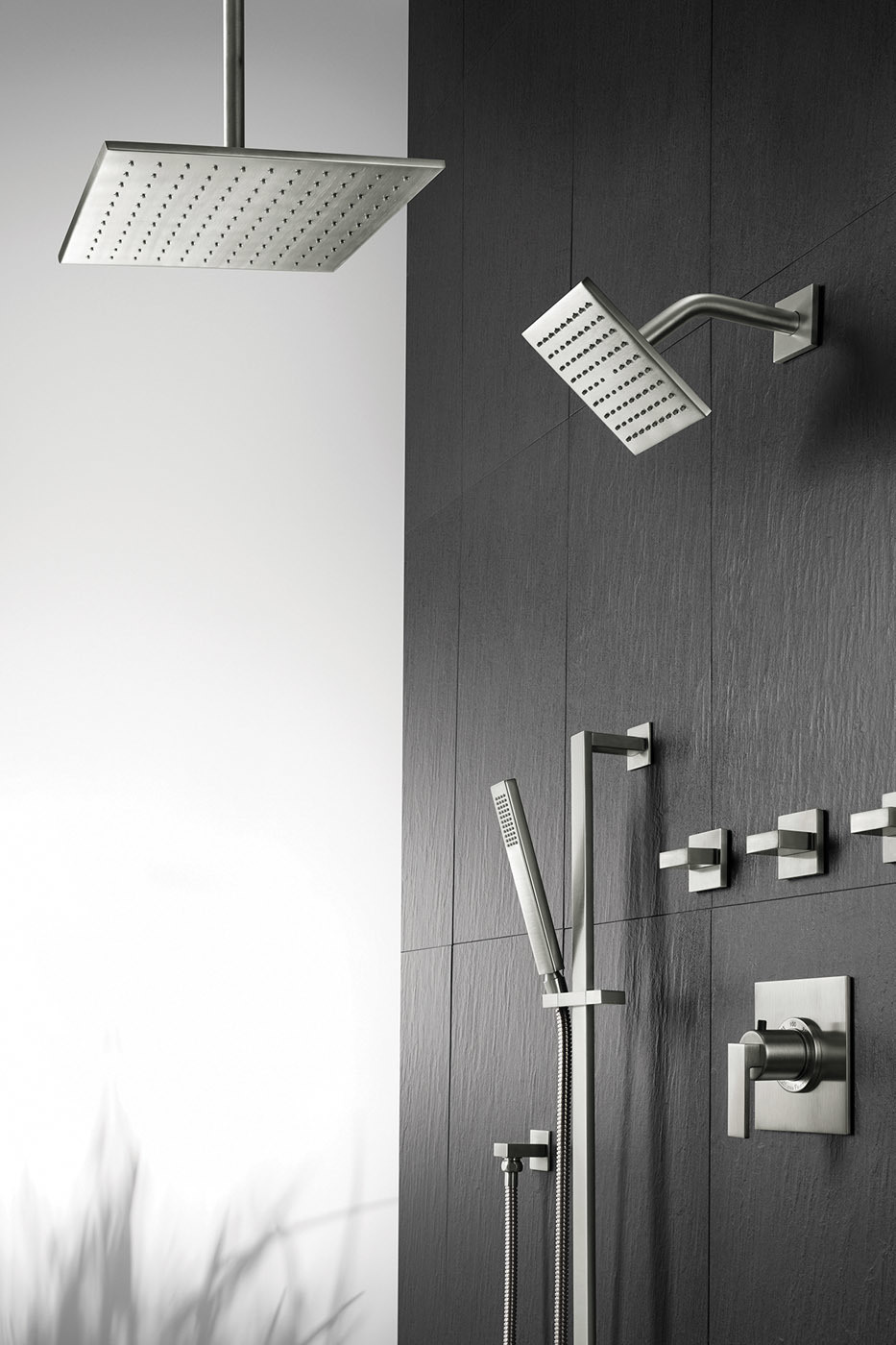 Faucets - California Faucets Ultra-Thin Showerheads