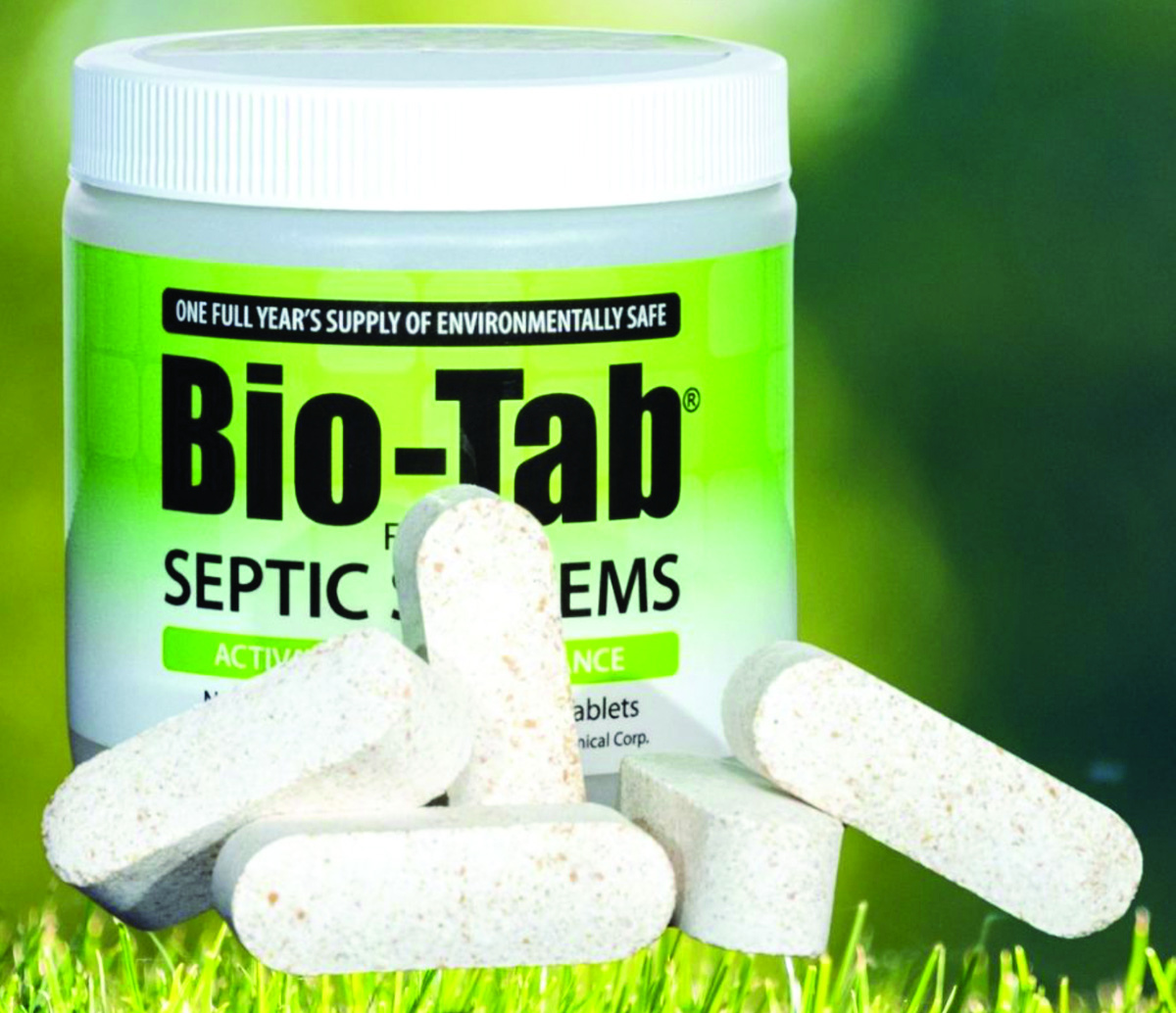 Century chemical bio tab septic system treatment