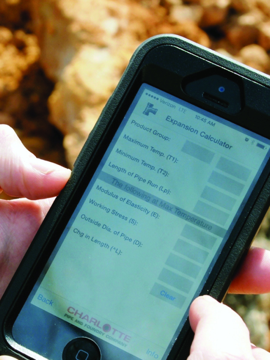 Charlotte pipe and foundry tech tools app