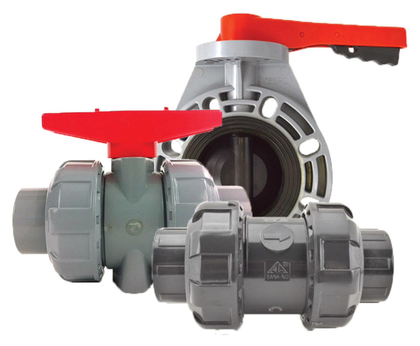 Commercial industrial supply cpvc valves