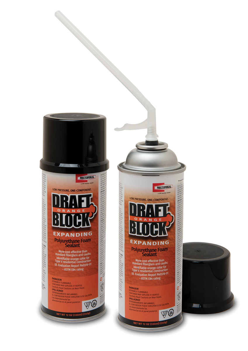 Draft block orange