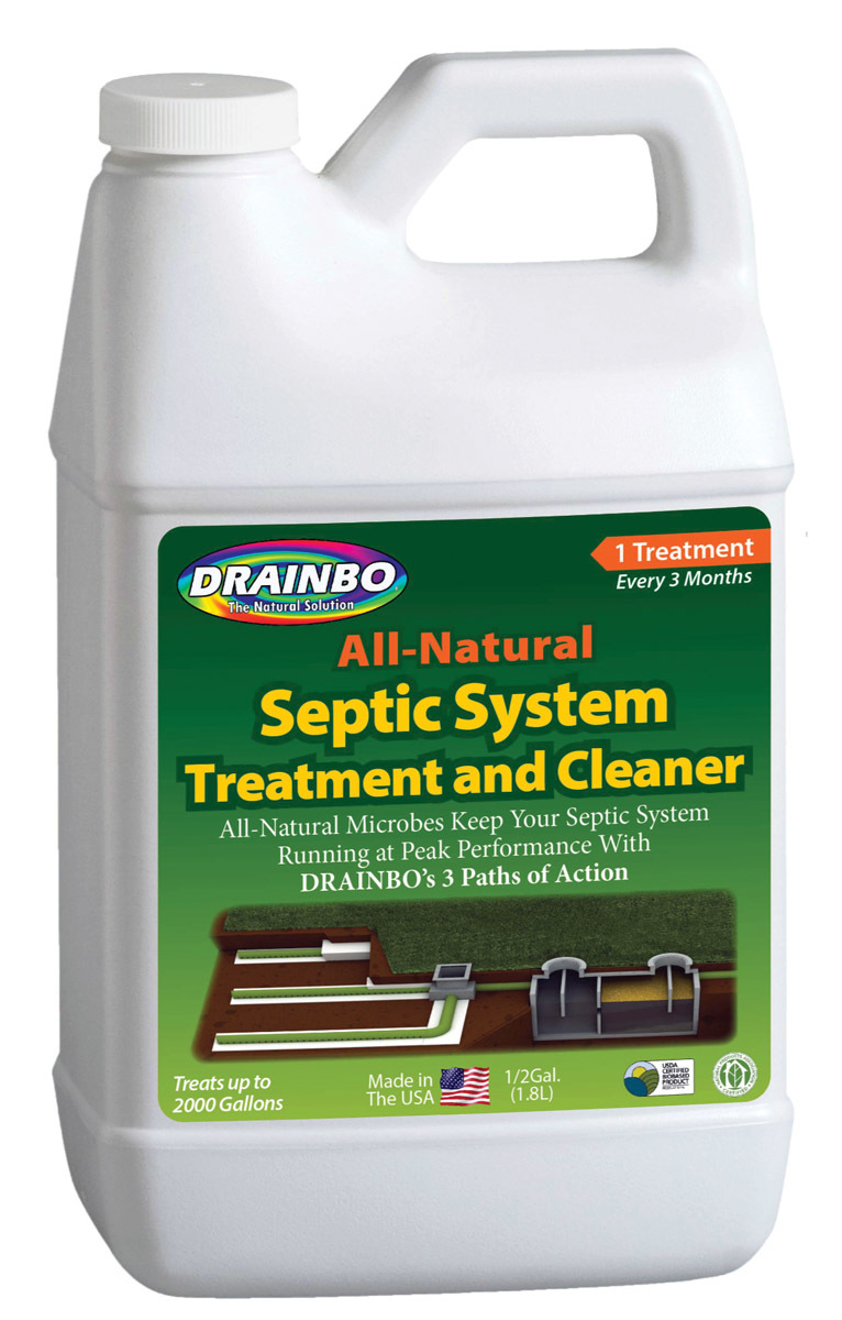 Drainbo septic system treatment and cleaner