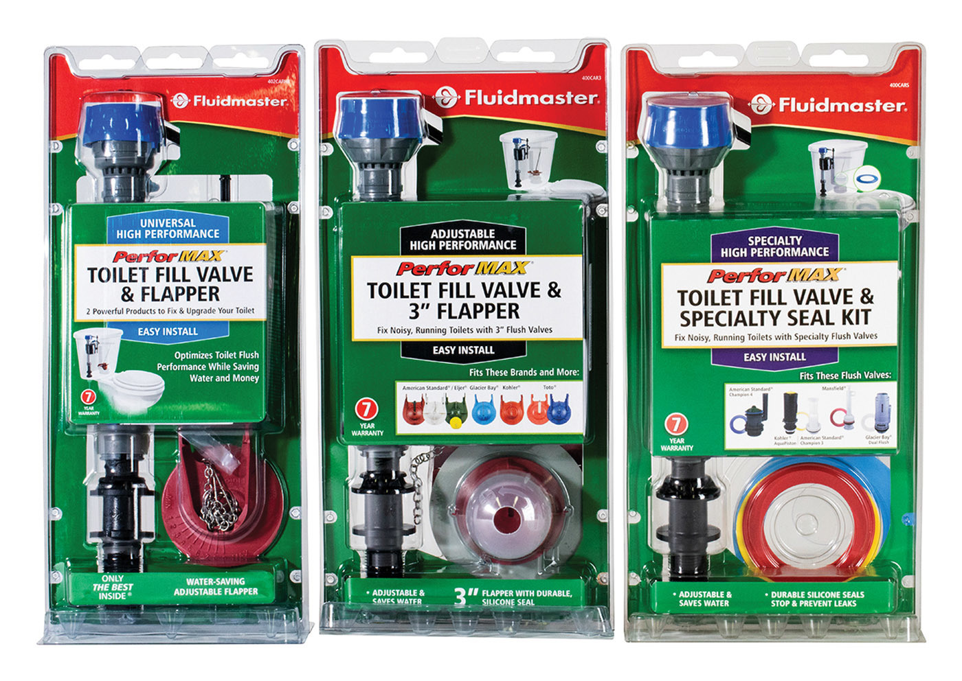Fluidmaster toilet repair kits