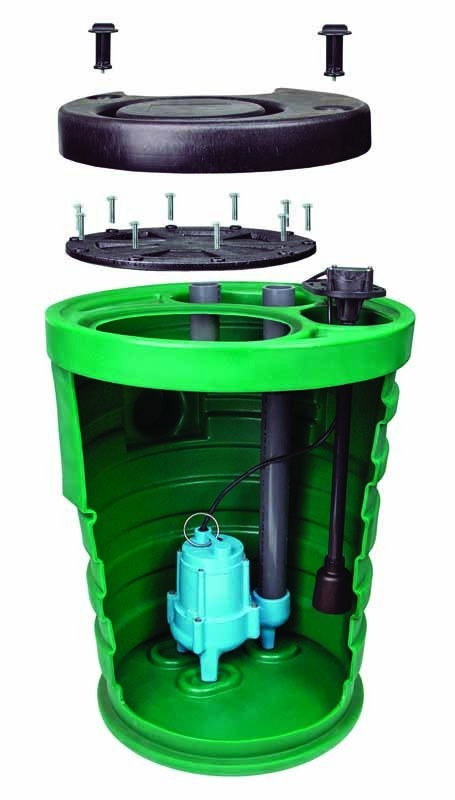 Sump Pumps - Franklin Electric Little Giant Pit+Plus Basin