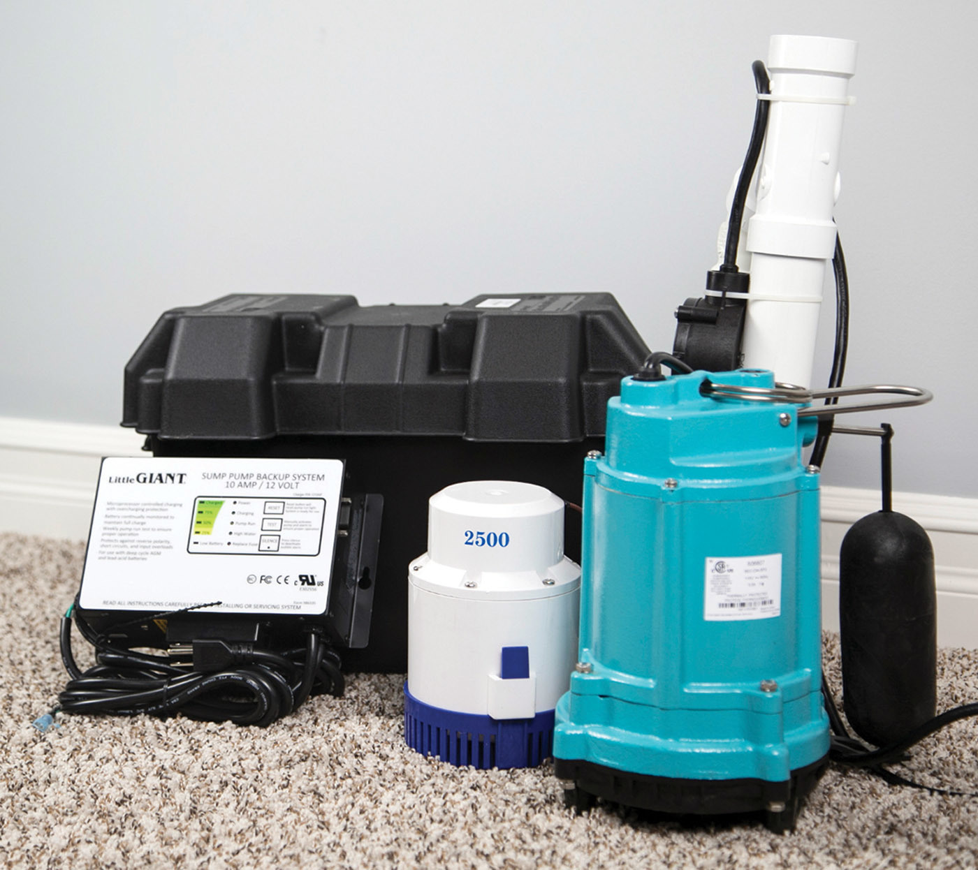 Pump Parts/Components - Franklin Electric Little Giant SPBS Series Battery Backup System