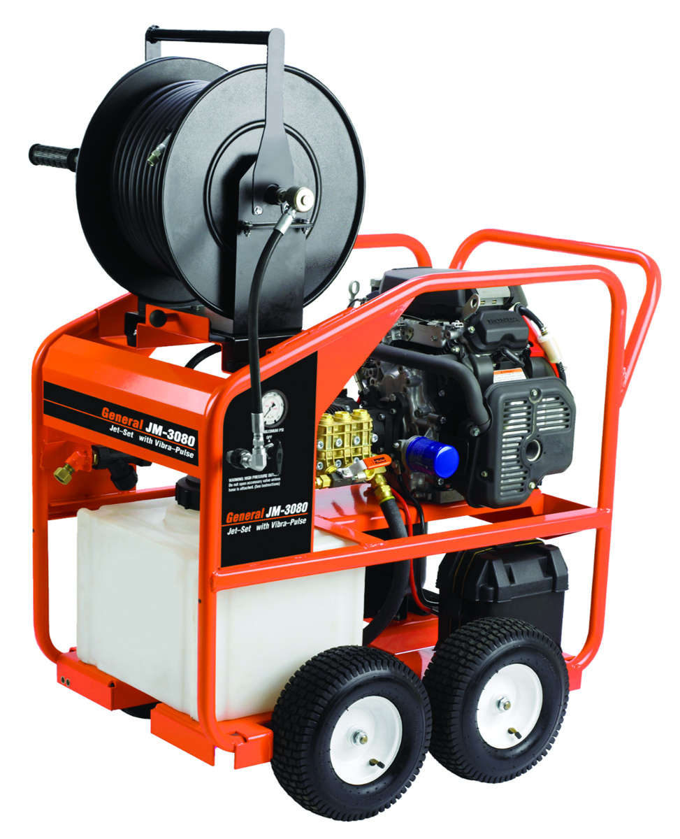 General pipe cleaners jm 3080 c portable jetter