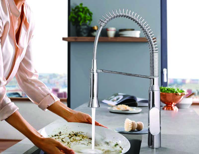 Grohe FootControl kitchen faucets