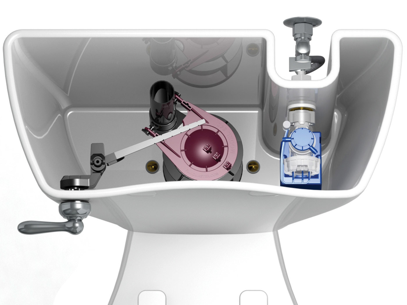Hidden Valve Technology toilet line