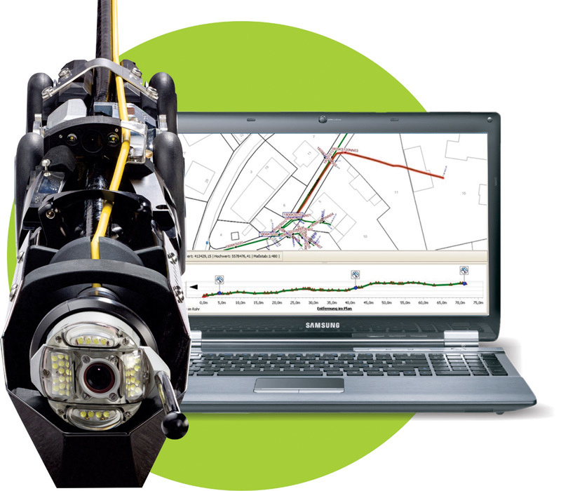 Drainline TV Inspection Cameras - IBAK 3D-GeoSense