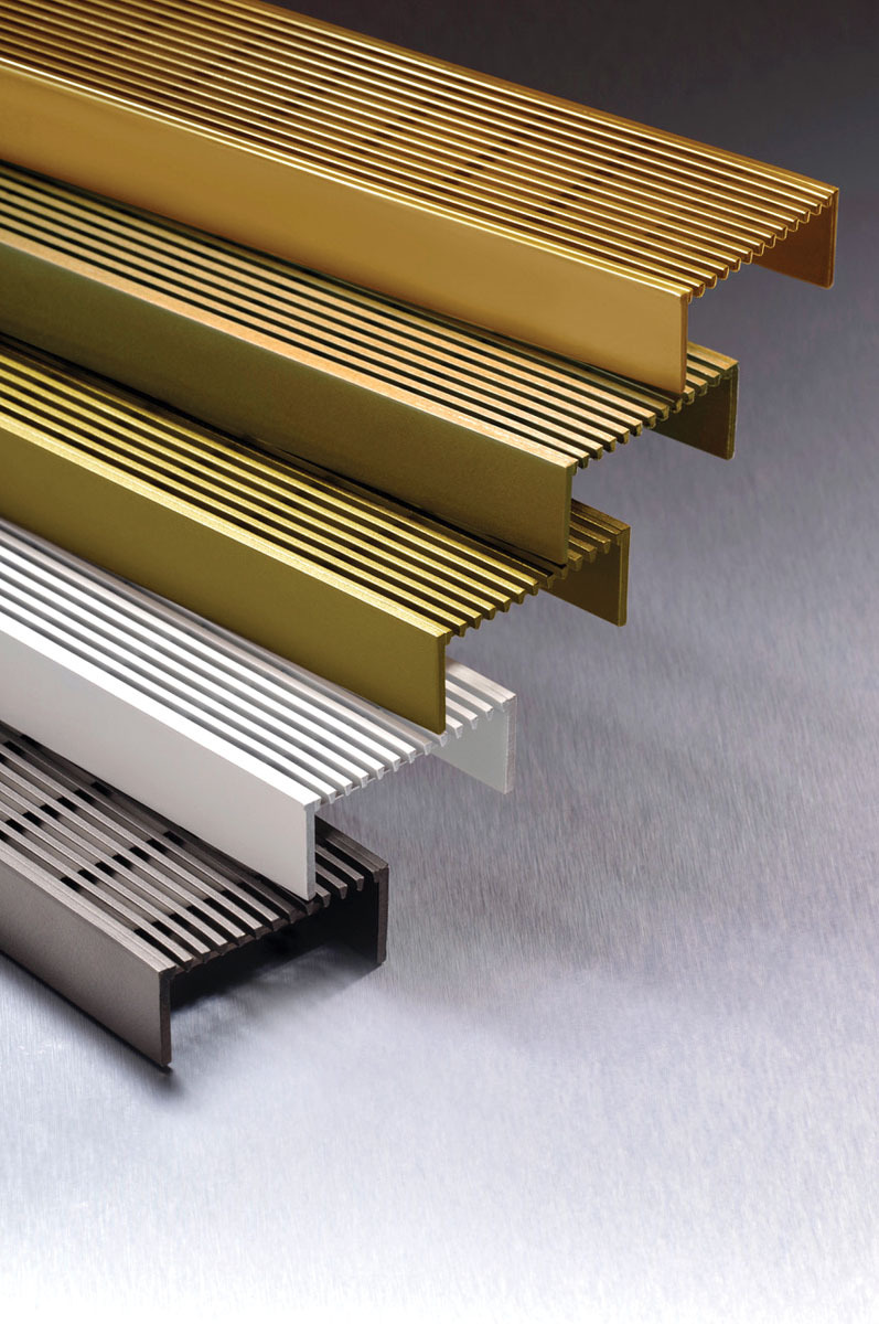 Infinity drain specialty finishes