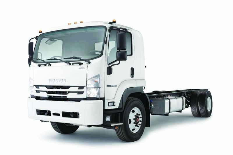 Isuzu four-cylinder medium-duty truck