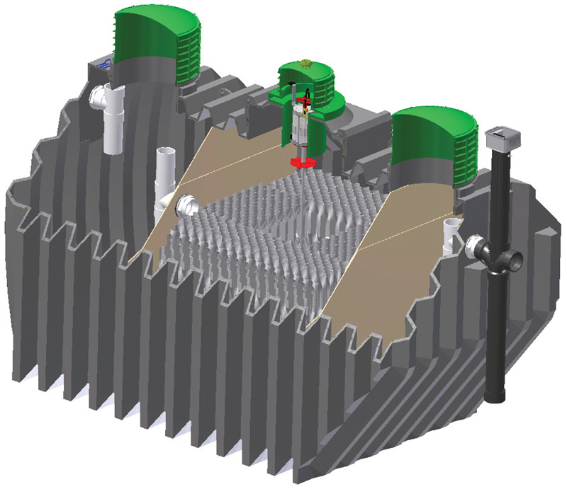 Septic Tank - Jet Inc. J-500-800PLT