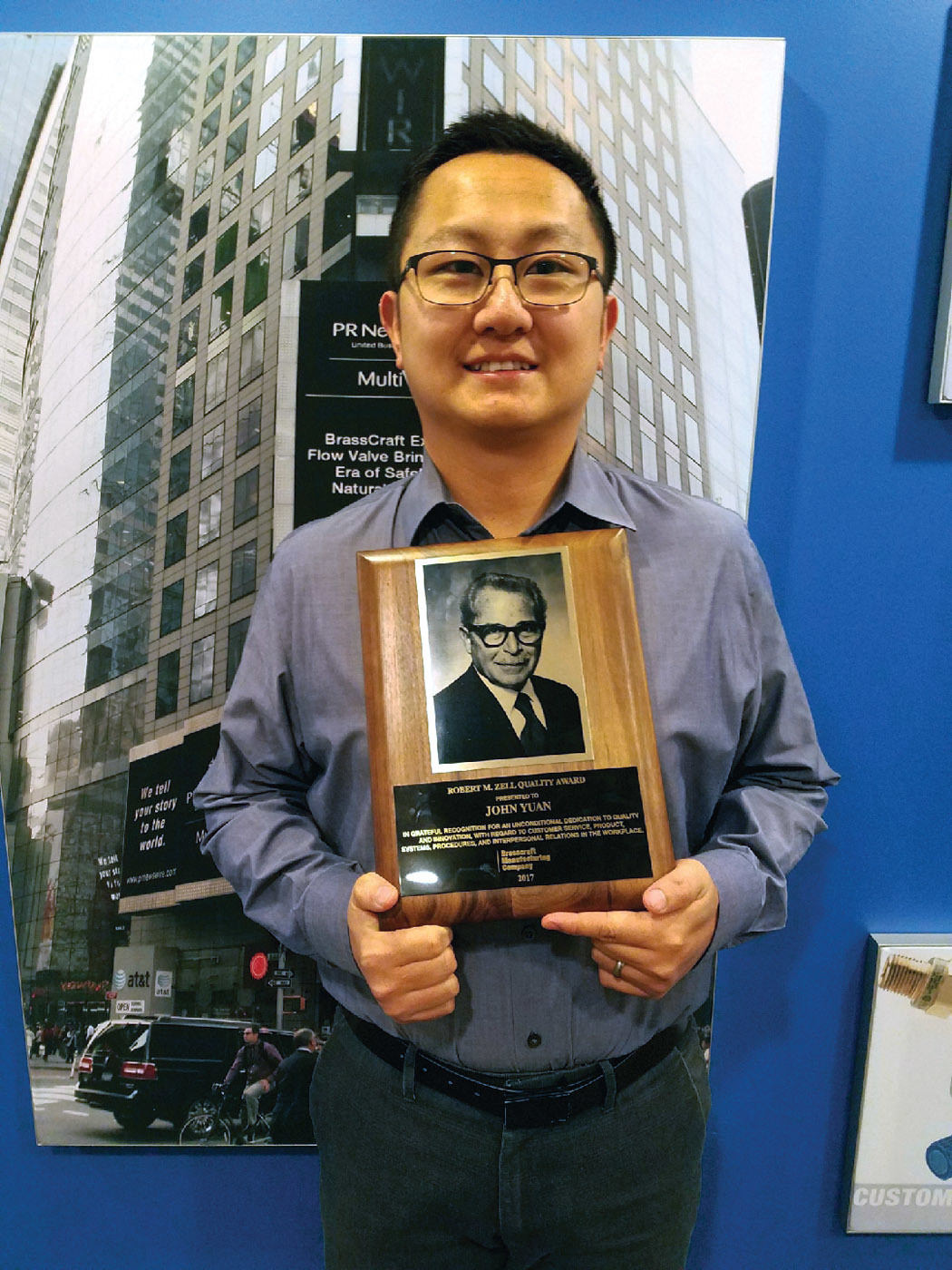 Brasscraft presents Zell Award
