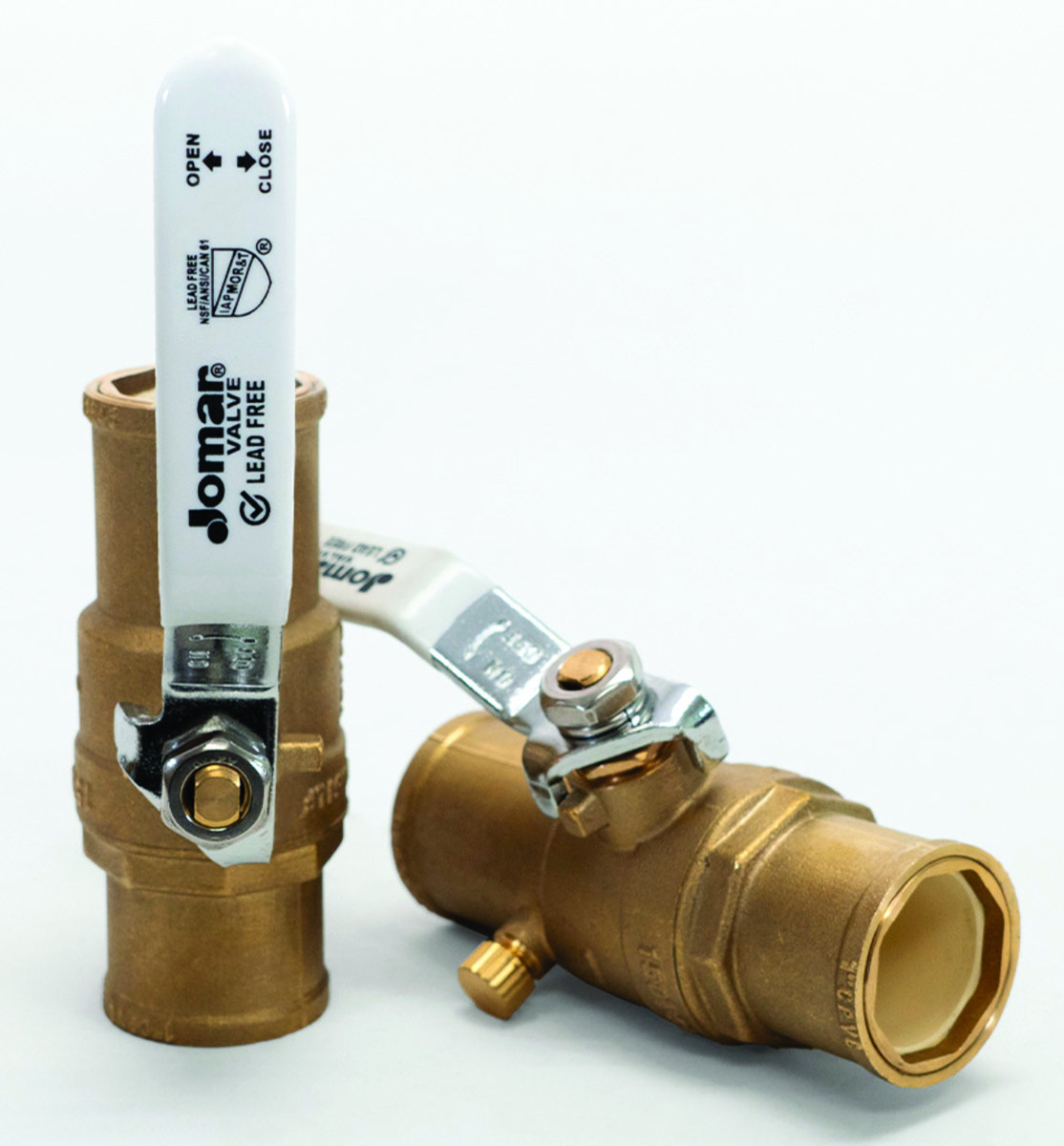 Jomar valve lead free brass cpvc insert ball valve