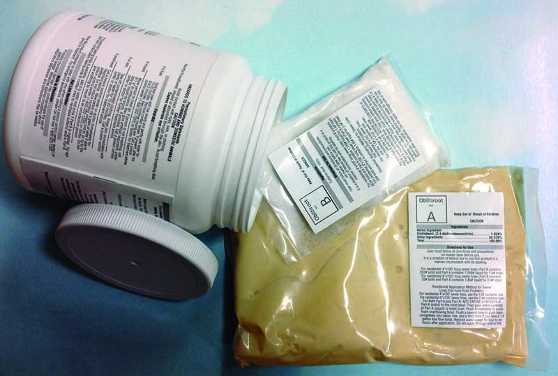 Chemicals for Root Control - Lenzyme/Trap-Cleer Foaming Root Control