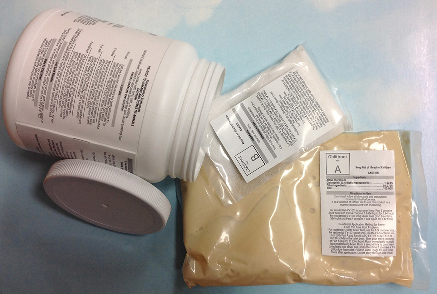 Root Control Chemicals - Lenzyme Trap-Cleer foaming root control
