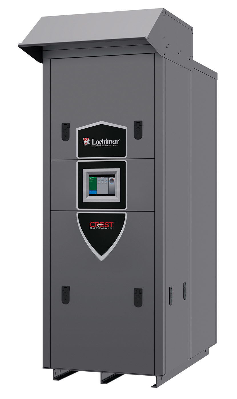 Lochinvar’s commercial CREST outdoor boiler