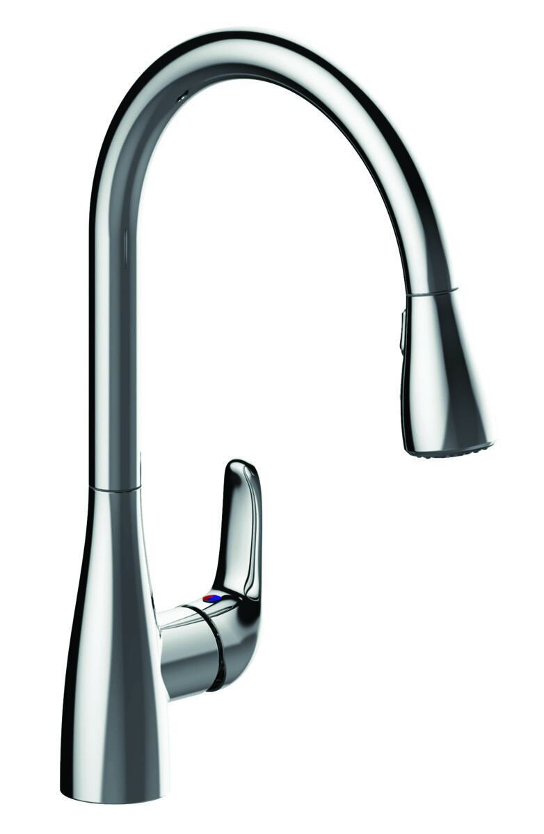 Matco norca lv 151 single handle pull down kitchen faucet