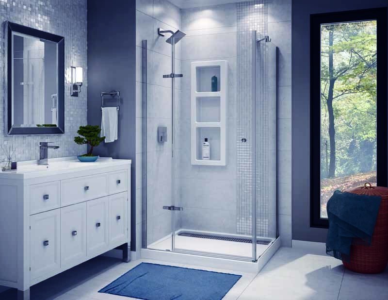 MAAX corner shower kit