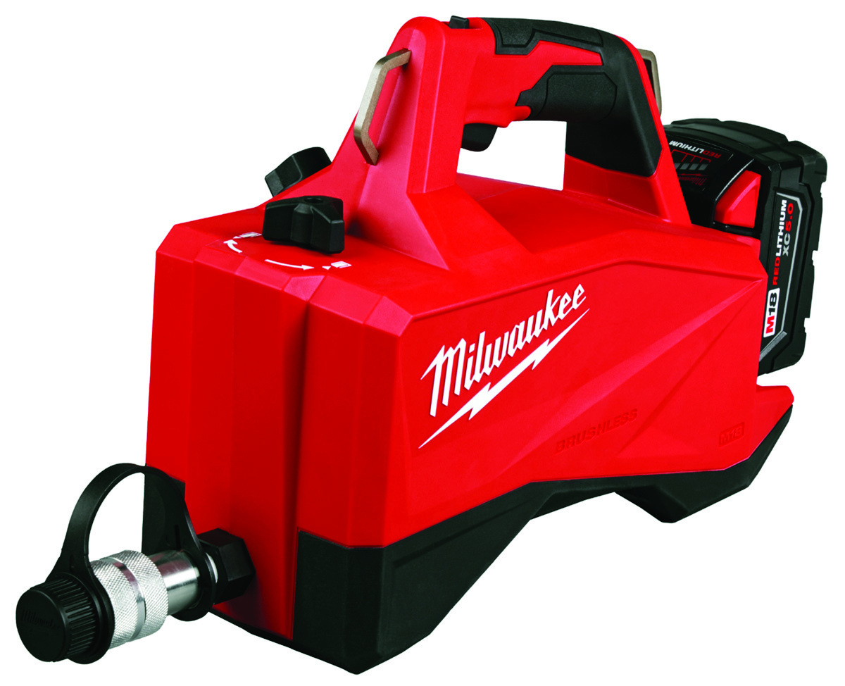 Milwaukee tool m18 brushless single acting 60in3 hydraulic pump