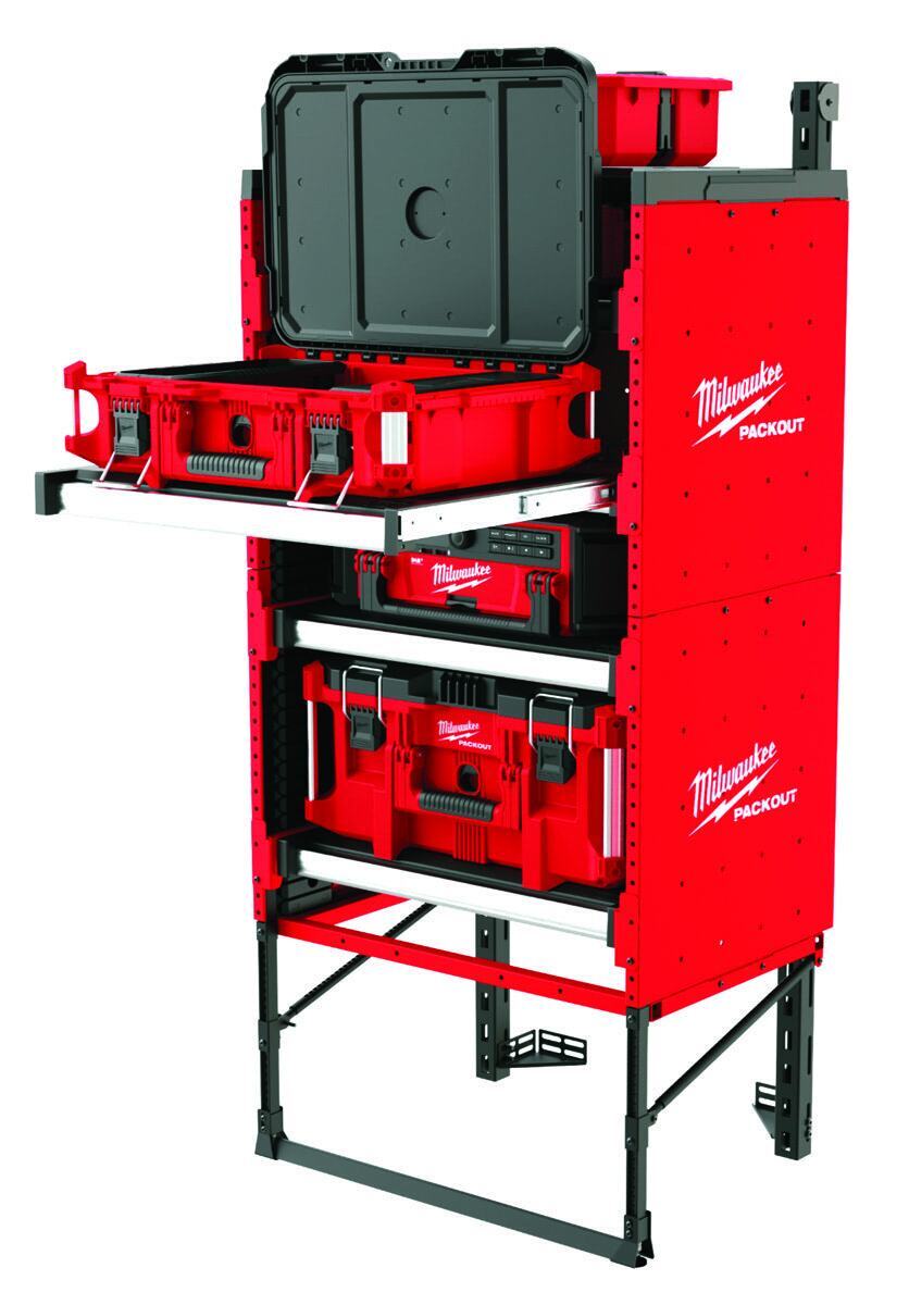 Milwaukee tool packout rack