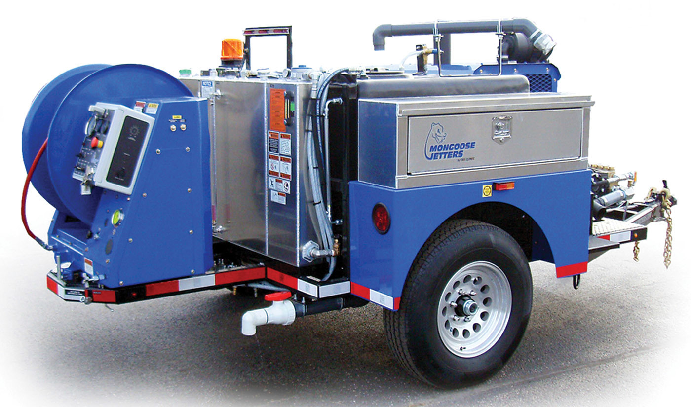 Trailer Jetters - Mongoose Jetters by Sewer Equipment Model 184