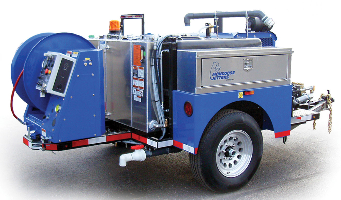 Trailer Jetters - Mongoose Jetters by Sewer Equipment  Model 184
