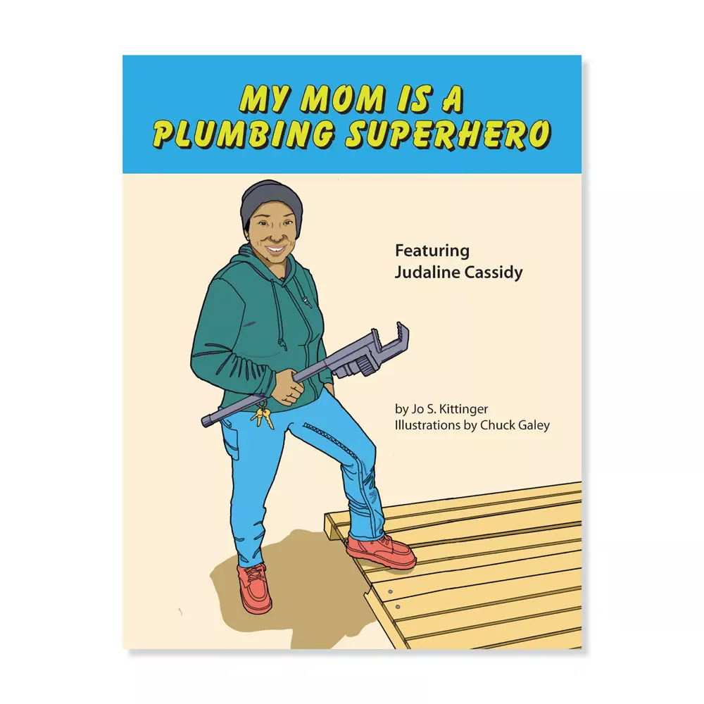 My mom is a plumbing superhero png copy