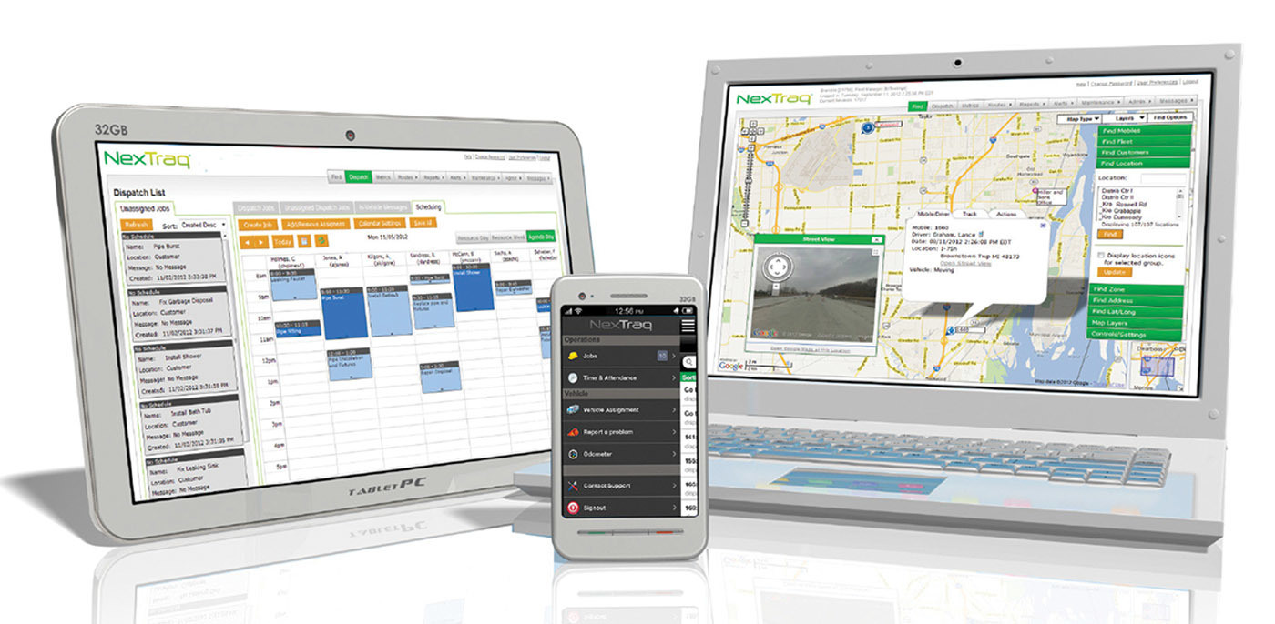 GPS/Fleet Tracking - NexTraq software