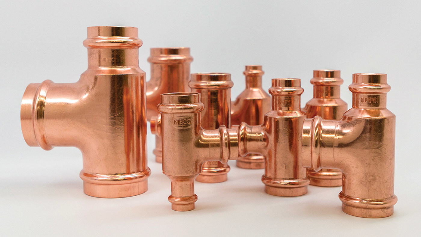 NIBCO press-connect wrot copper fittings