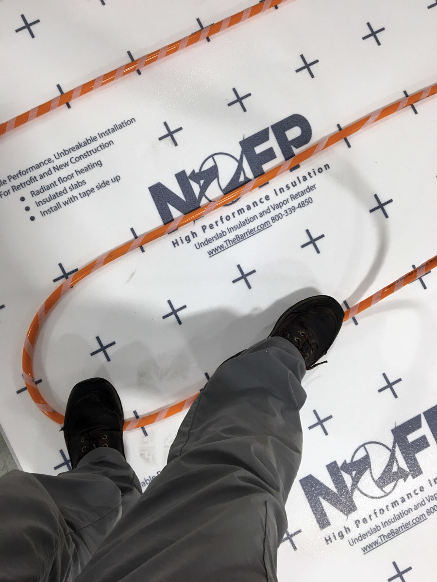 Hydronic Heating - Northwestern Ohio Foam Products BarrierEZ