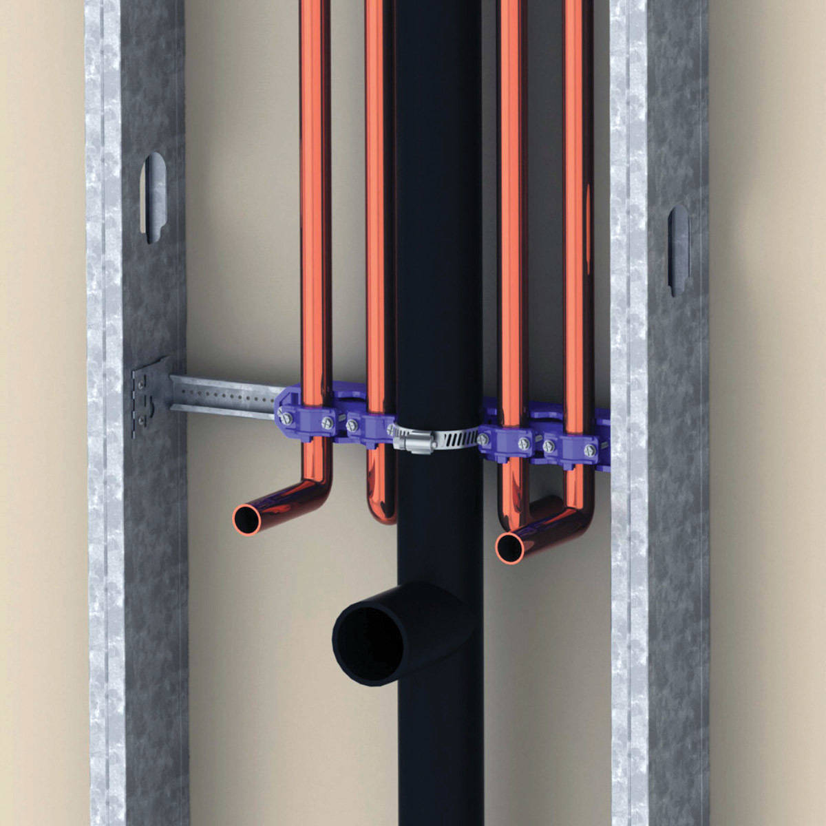 Nvent caddy telescoping plumbing prefab bracket