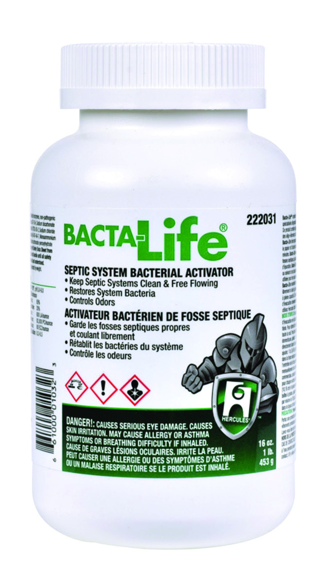 Oatey hercules bacta life
