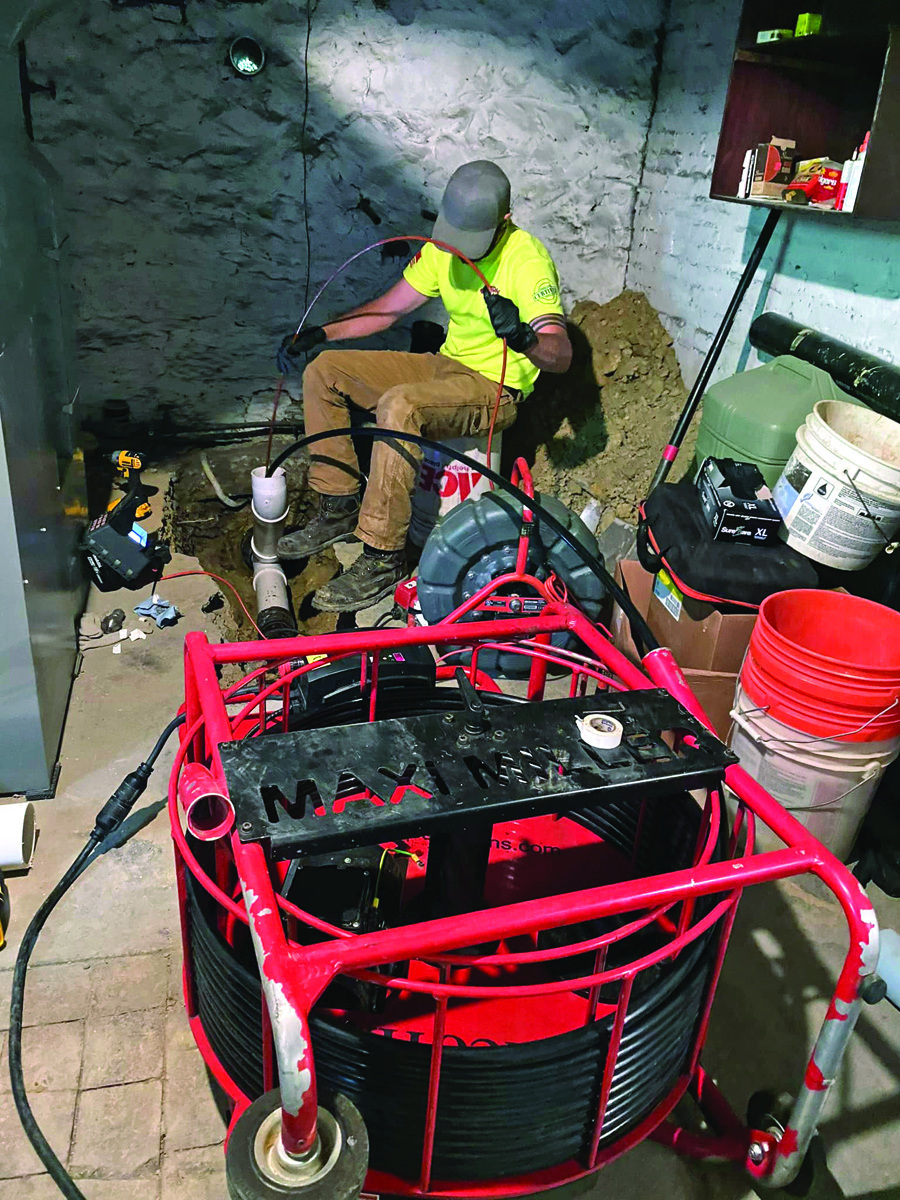On site with picote tools