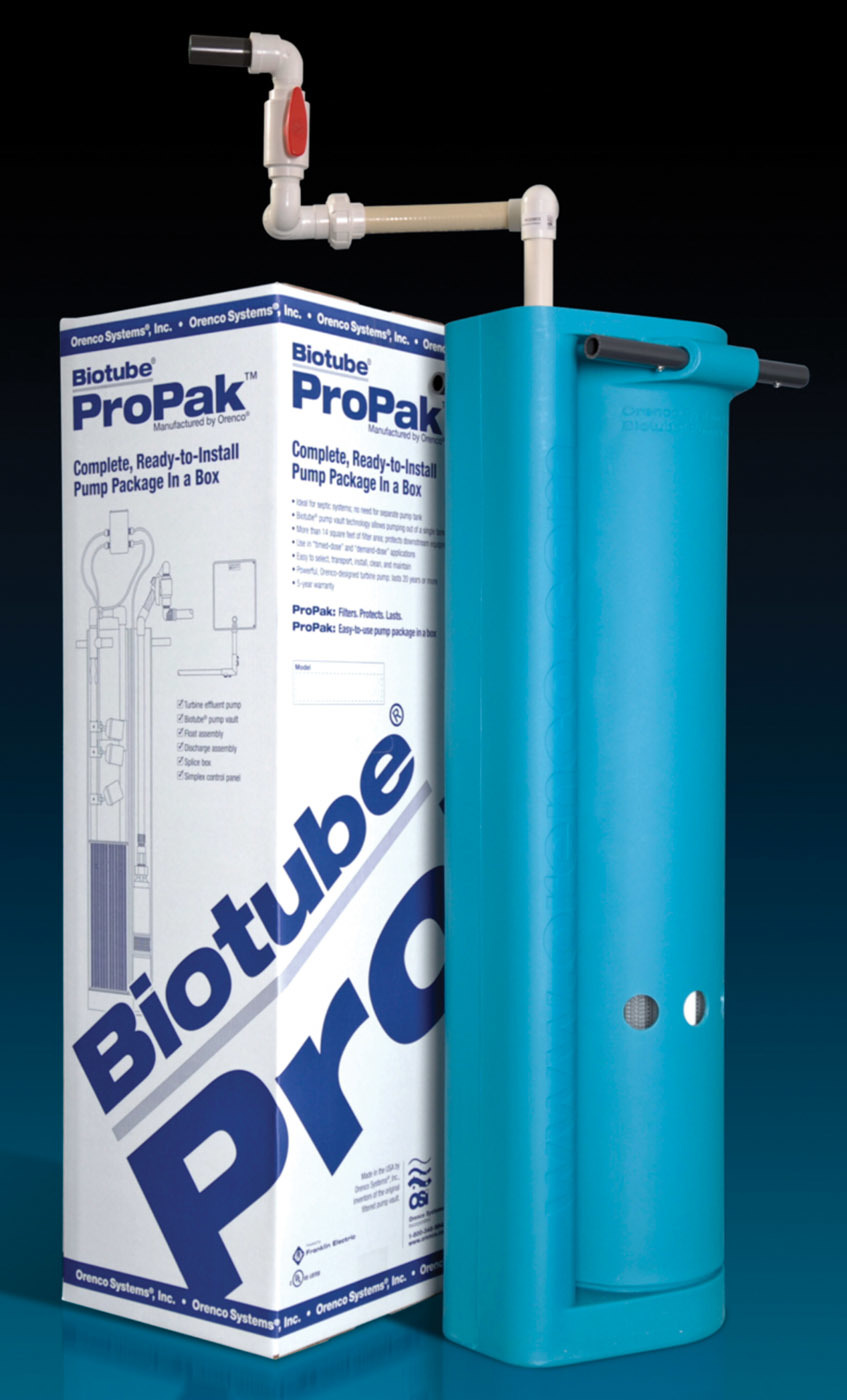 Orenco systems biotube propak