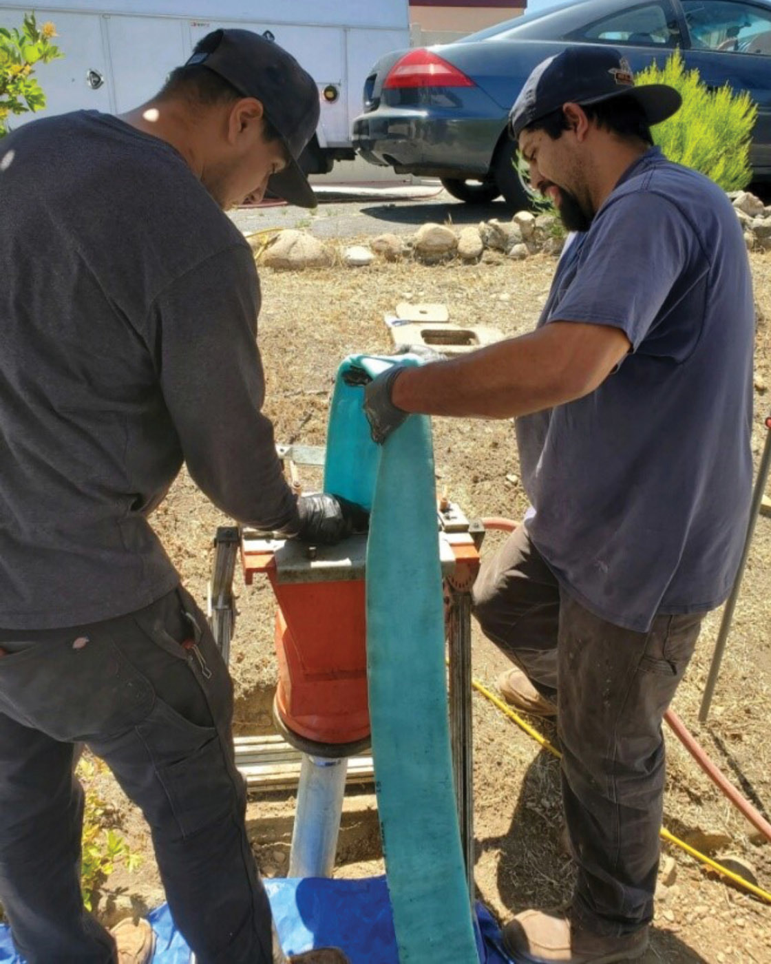 Pipe lining supply quik shot