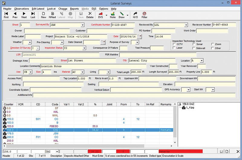 Tracers - PipeLogix lateral survey