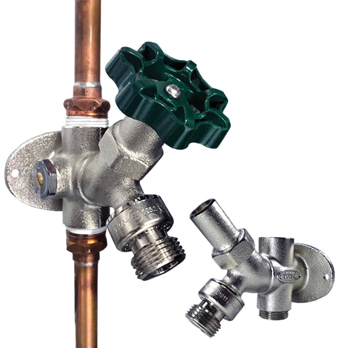 Prier products p 156 exposed pipe angle sill faucet