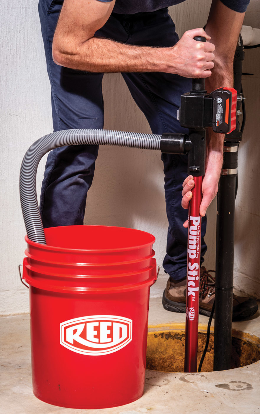 Reed manufacturing pump stick