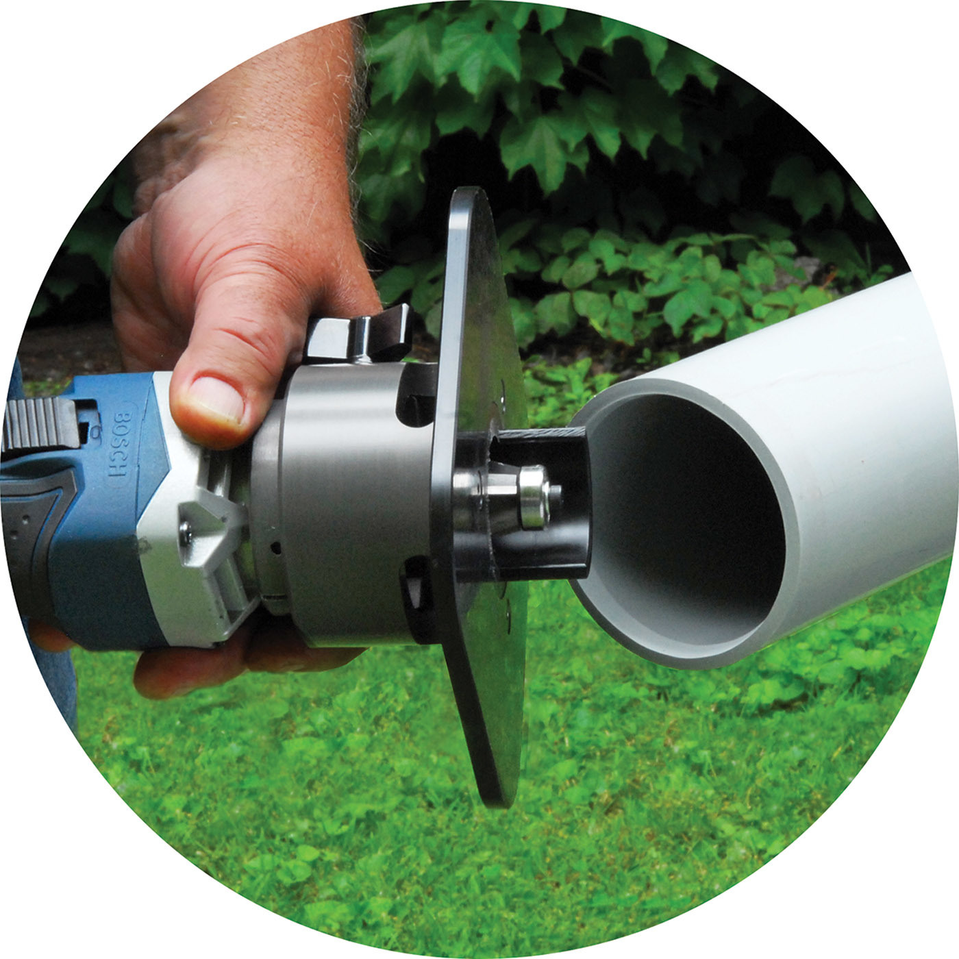 Reed Manufacturing Co. cordless power pipe beveler